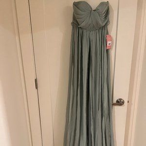 Sage Maxi bridesmaid dress